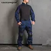 Emersongear Mens 위장복 G3 유니폼 세트 셔츠 바지 탑 전투 의무 카고 바지 캠핑 2