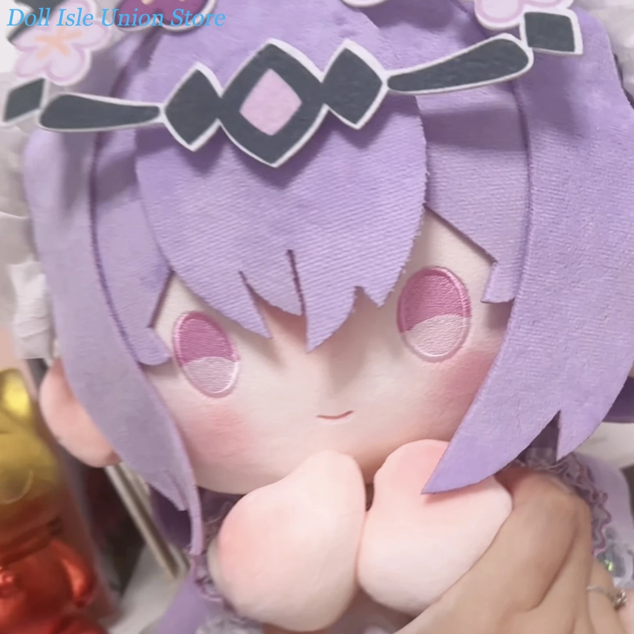 Game Castorice Attribute Sitting Posture Cotton Doll 40cm Honkai：Star Rail Large Plush Stuffed Toy Cosplay Figurine Plushie
