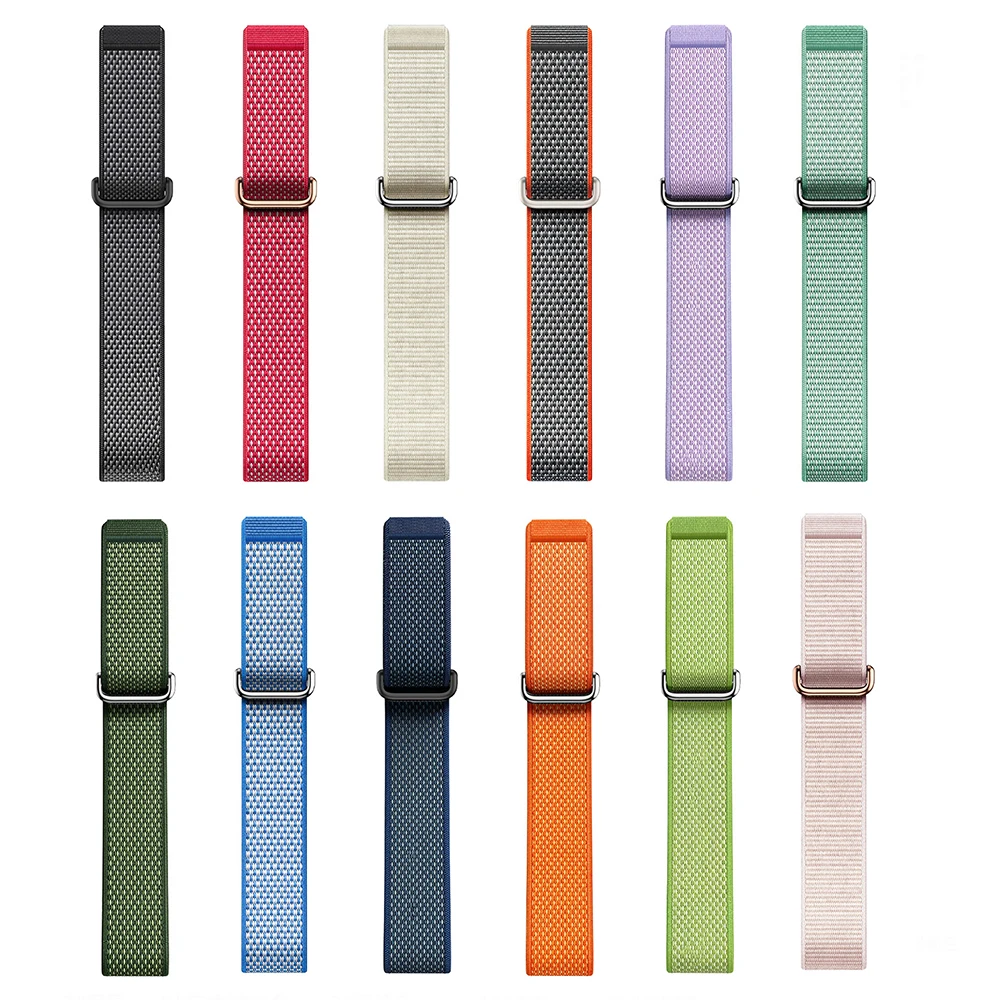 Sport Nylon Loop Braided Watch Strap for Google Fitbit Air Fitness Tracker Breathable Wristband Fitbit Air Replacement Bracelet