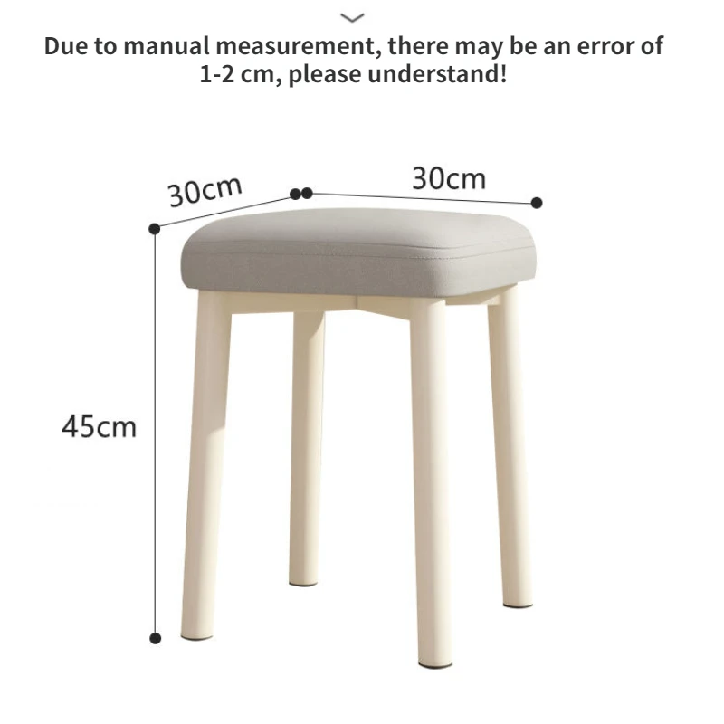 Taborety na do użytku domowego składane kwadratowe tafty stołek do dekoracji nowoczesne minimalistyczne posiłki małe ławki dla uczniów uczących się