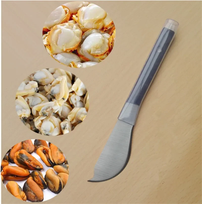 1pc Scallop shellfish seafood picking sharp knife shell clam opening oyster Short knife Seafood knife kitchen gadgets
