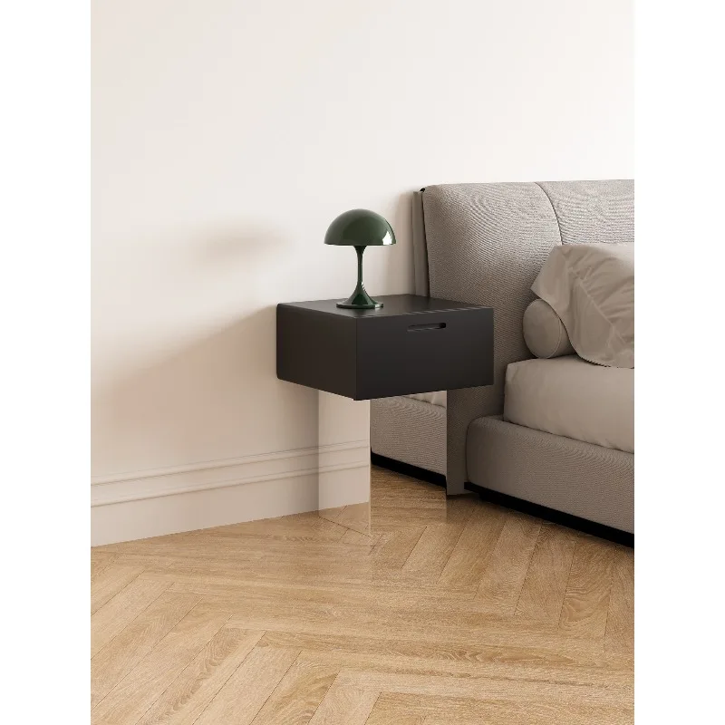 Simple designer Italian simple mirror bedroom storage cabinet, bedside table, classic small cabinet ins style