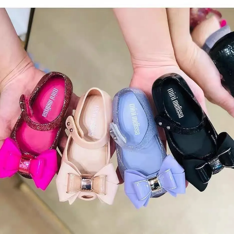 Sandalias de verano Mini Melissa para niño y niña, zapatos de gelatina a la moda, zapatos de playa para bebé, gran oferta, 2023