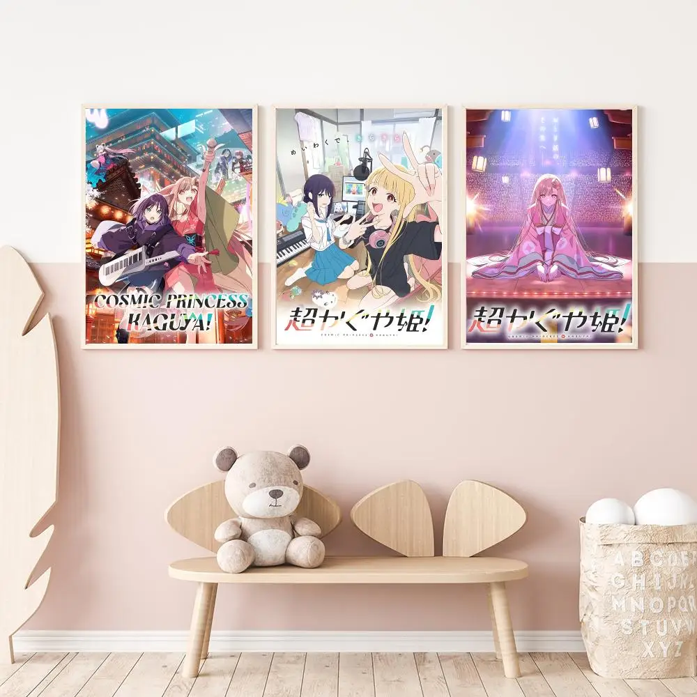 Fairy Tale C-Cosmic Princess Kaguyas Poster Versatile HD Waterproof Wall Art Self-Adhesive Decor for Any Space Ideal Gift
