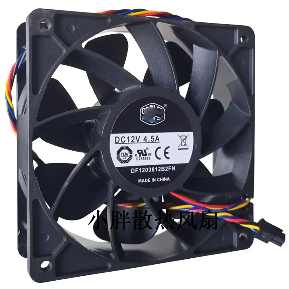 

+New 12cm For Cooler Fan DF1203812B2FN 12038 12V 4.5A Avalon 1066 Violent Cooling Fan 120*120*38mm