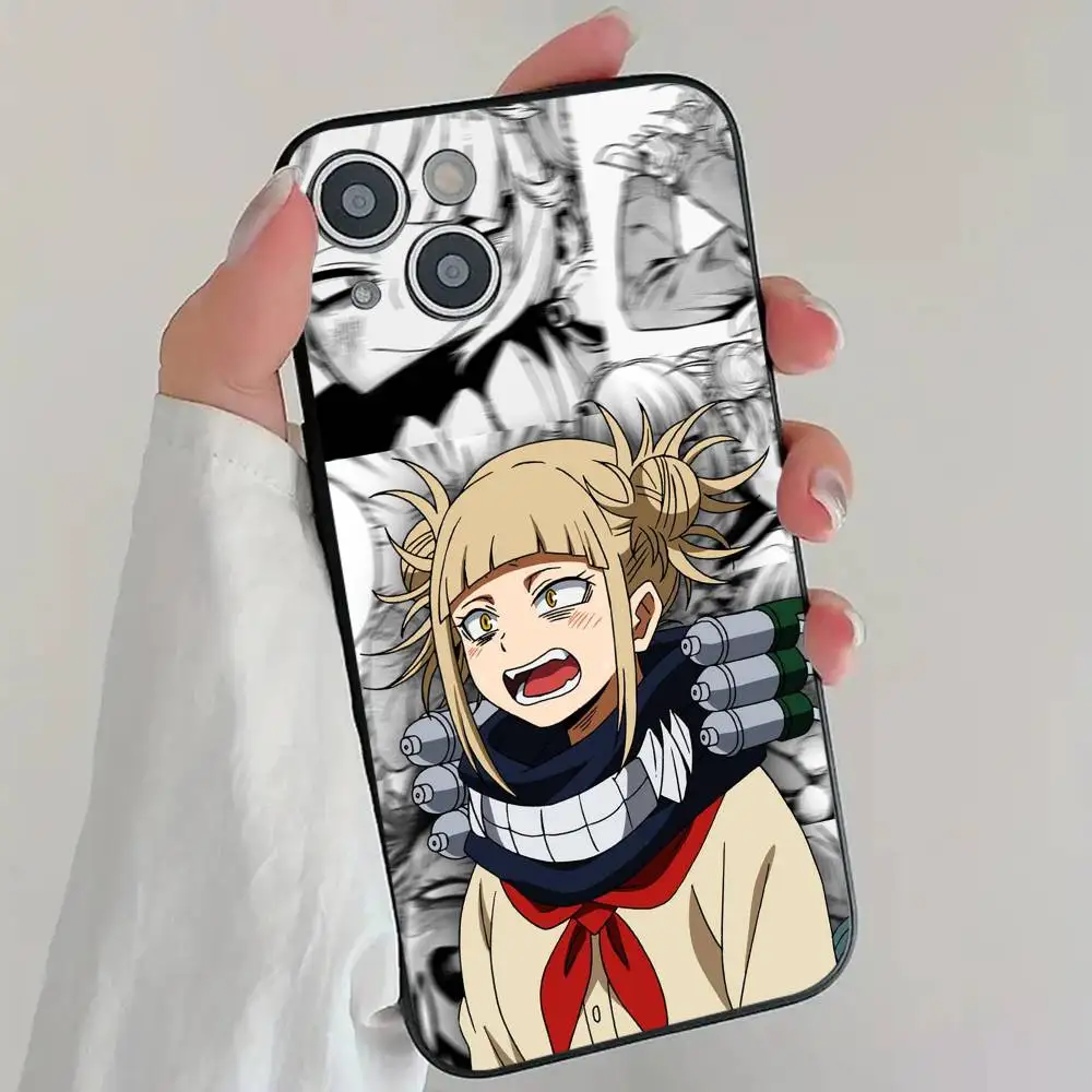 1 Stück Himiko Toga Handyhülle Silikon weich für iPhone 17 Air 16 15 14 13 12 11 Plus Pro Max Plus