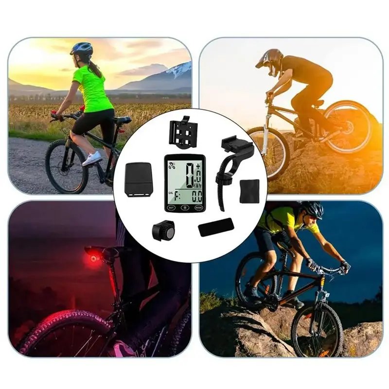 Picture 6: NEW HOT In Stock-Bicycle Wireless Speedometer Automatic Cycle Bikes Computer Odometer Cycling Computer Speedometer