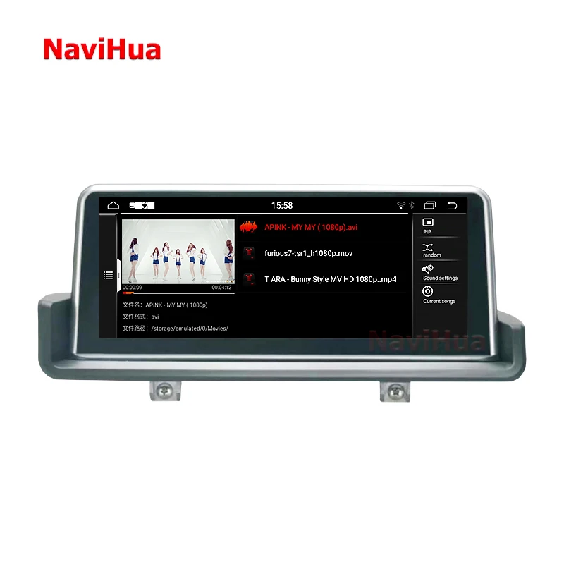 NaviHua RHD Android Car Multimedia Radio Car DVD Player Auto Multimedia Audio for BMW 3 Series E90 E91 E92 E93