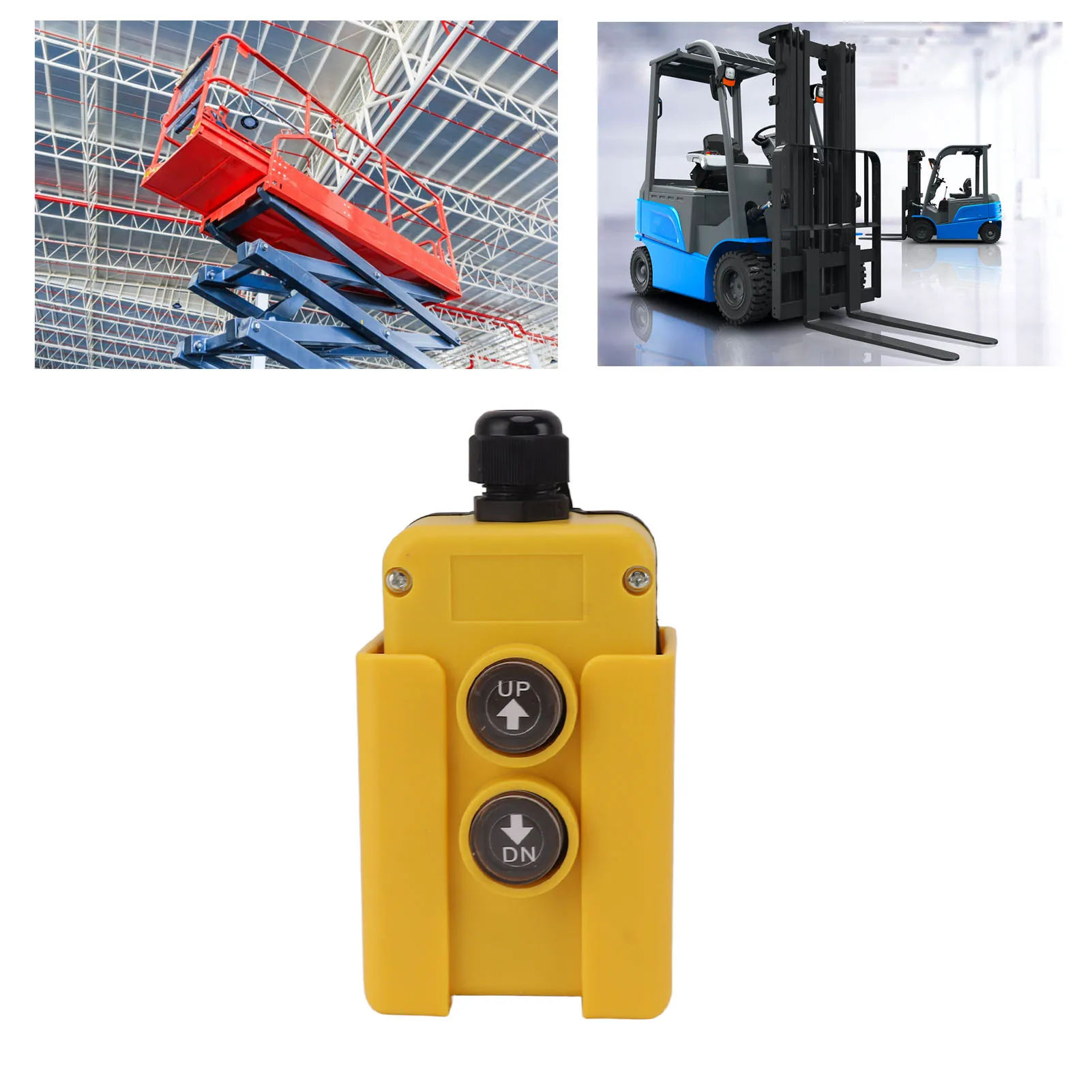 Dump Trailer Remote Control 12V  4 Wire 3 Wire Up and Down Control  for Crane Lifting  Crane Push Button