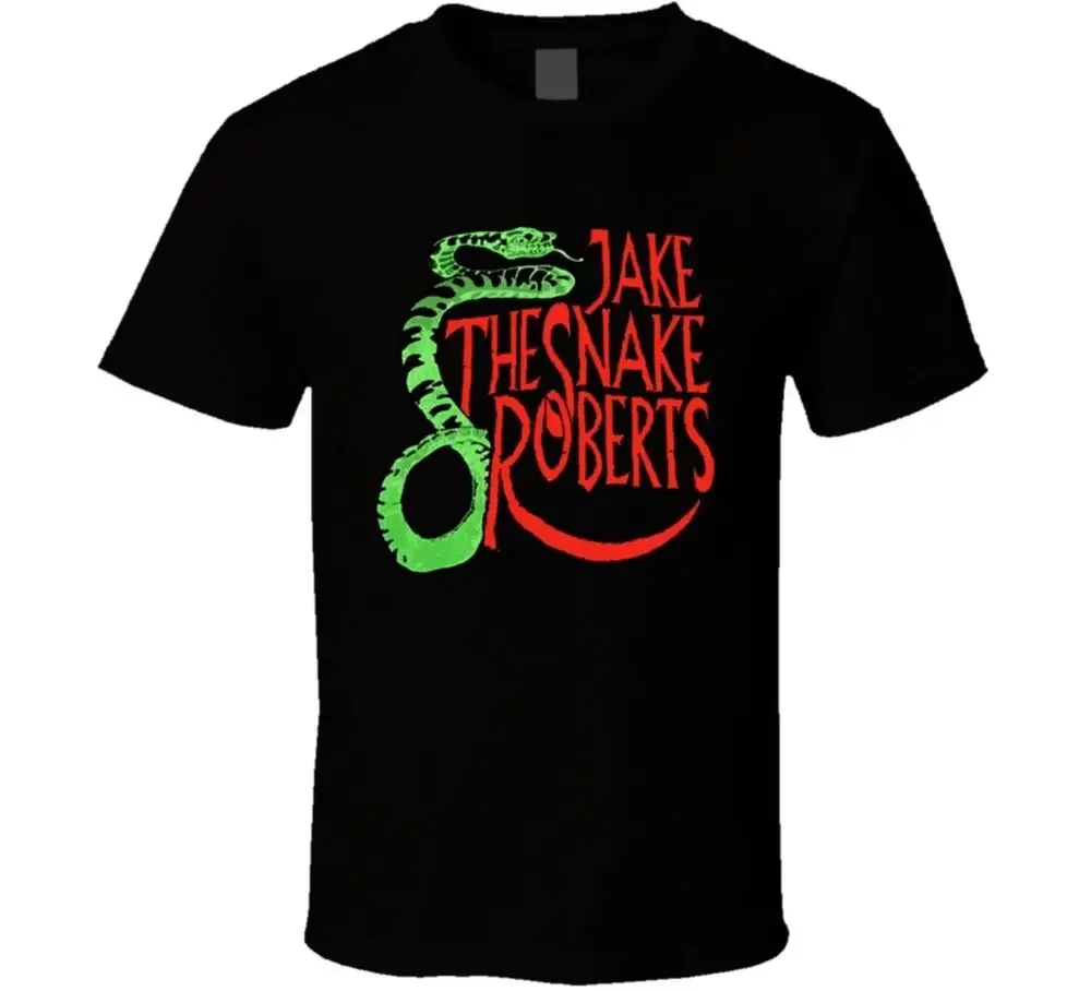 Jake The Snake Roberts Classic 80's Wrestling T ShirtHigh Quality 100%Cotton Short Sleeve