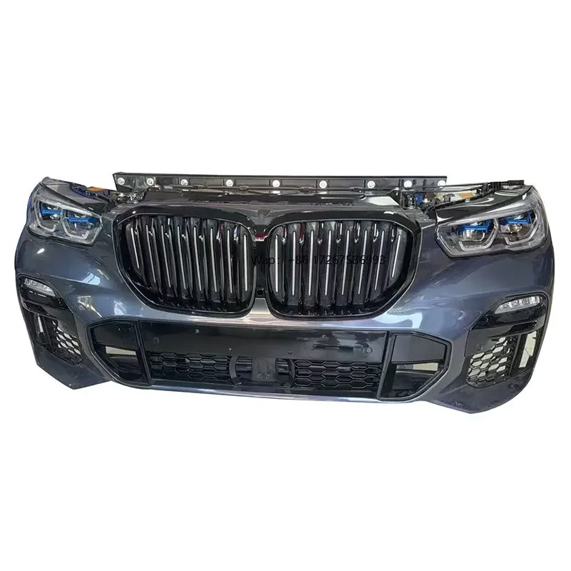 

High Quality Plastic Body Kit for X5 F15 G05 New Rear Front Bumper Grill Radiator Headlights Auto Parts Exhaust Bumper