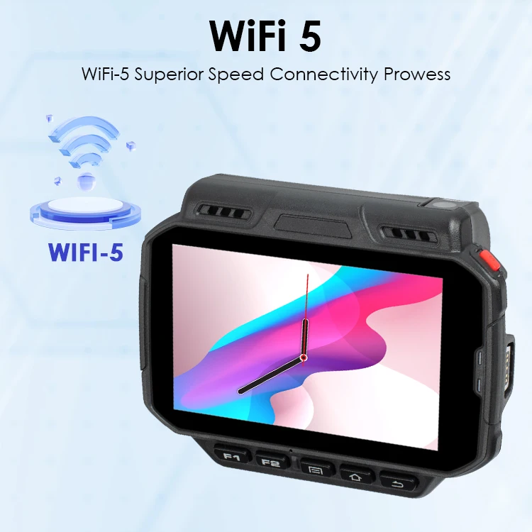 Wearable Scanner Android PDA 5 Inch Touch Screen Wrist Armband Data Terminal