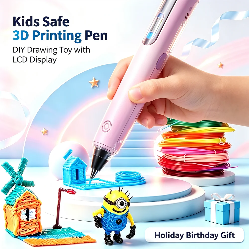 Kids Education Design - Caneta de impressão 3D para crianças,