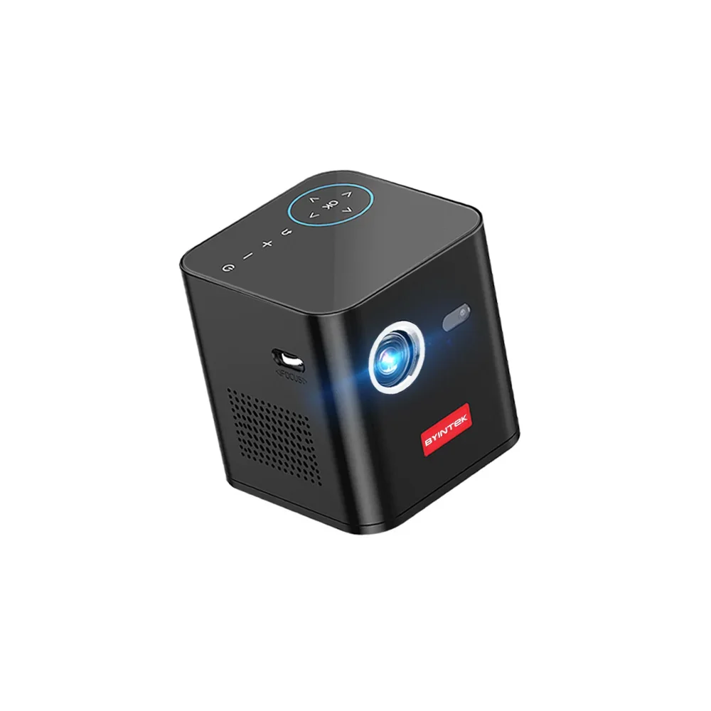 Amazon Top Seller P19 DLP Android 9.0 Wifi High Quality Projector 4K 3d Video Infocorp Cyberm With Battery For Travel