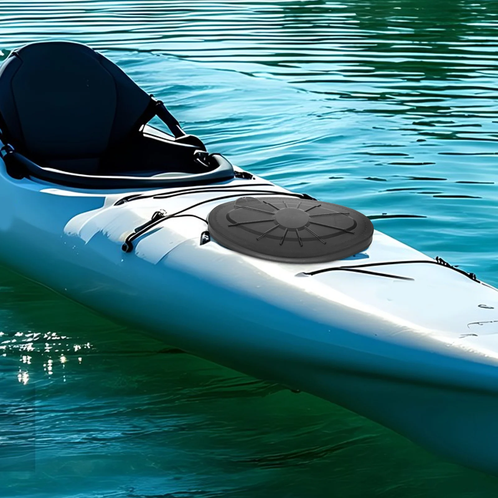 

Kayak Hatch Cover Plastic Deck Plate Waterproof Oval Hatch Lid Marine Storage Compartment Boat Accessories Fishing