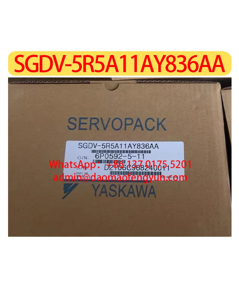 SGDV-5R5A11AY836AA Brand New Servo Drive Original Genuine，Fast Shipping，SGDV 5R5A11AY836AA
