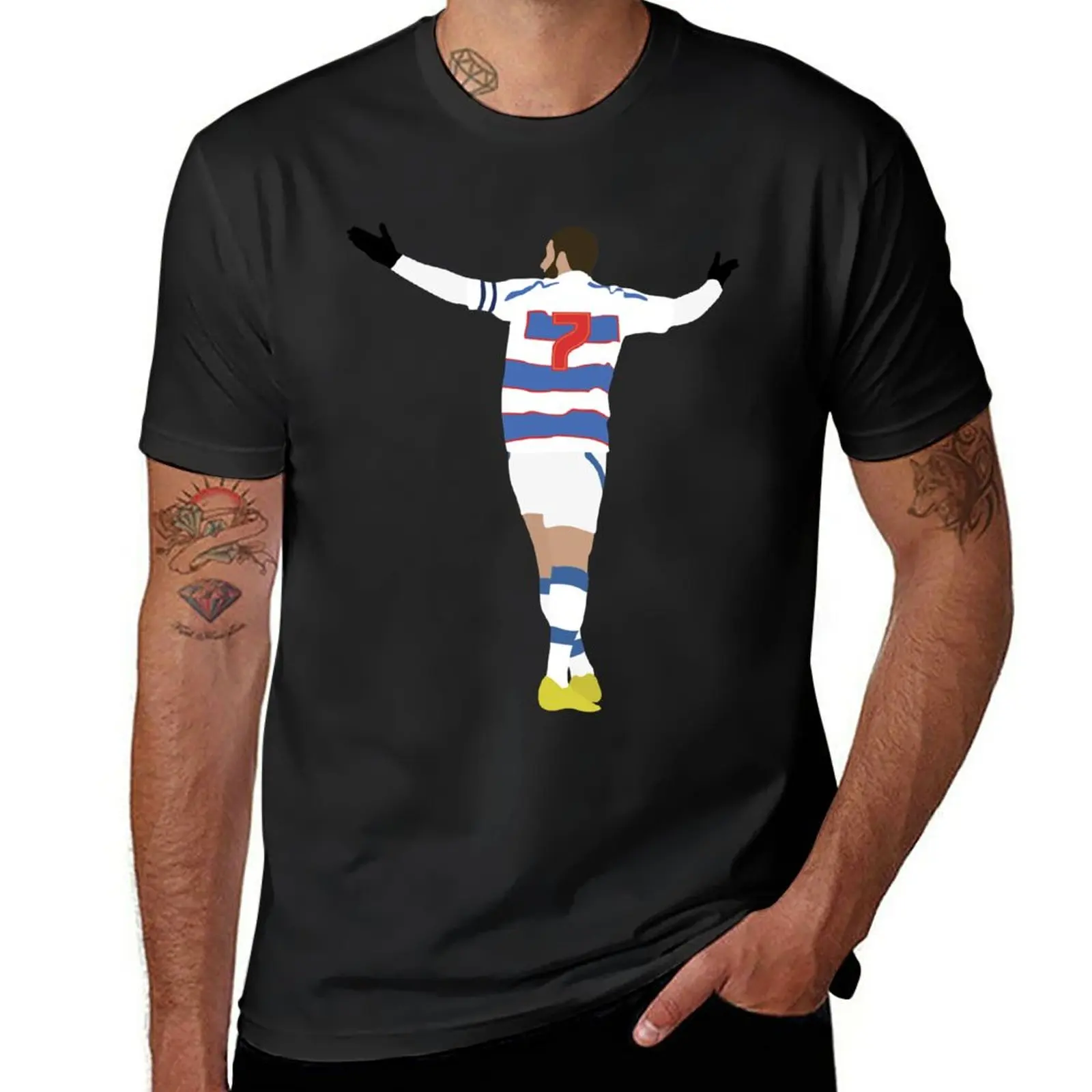 New Adel Taarabt. Queens Park Rangers, Football. T-Shirt summer top designer t shirt men