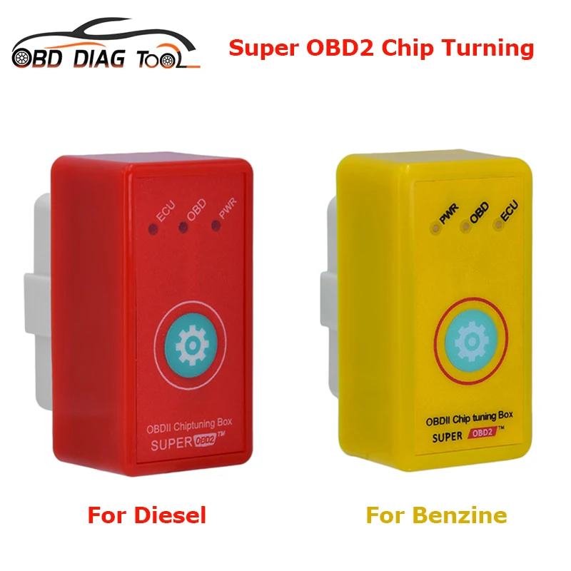 Super OBD2 ECU Chip Tuning Box Tool Superobd2 Reset Button Save Fuel ECOOBD Nitro OBD 2 For Diesel/Benzine OBDII Interface