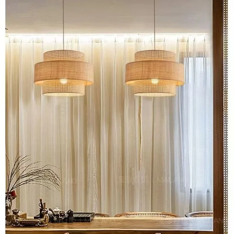 

Vintage Wabi Sabi Wind Japanese Bar Pendant Light Restaurant Homestay Hotpot Restaurant Light Zen Tea Room Restaurant Light