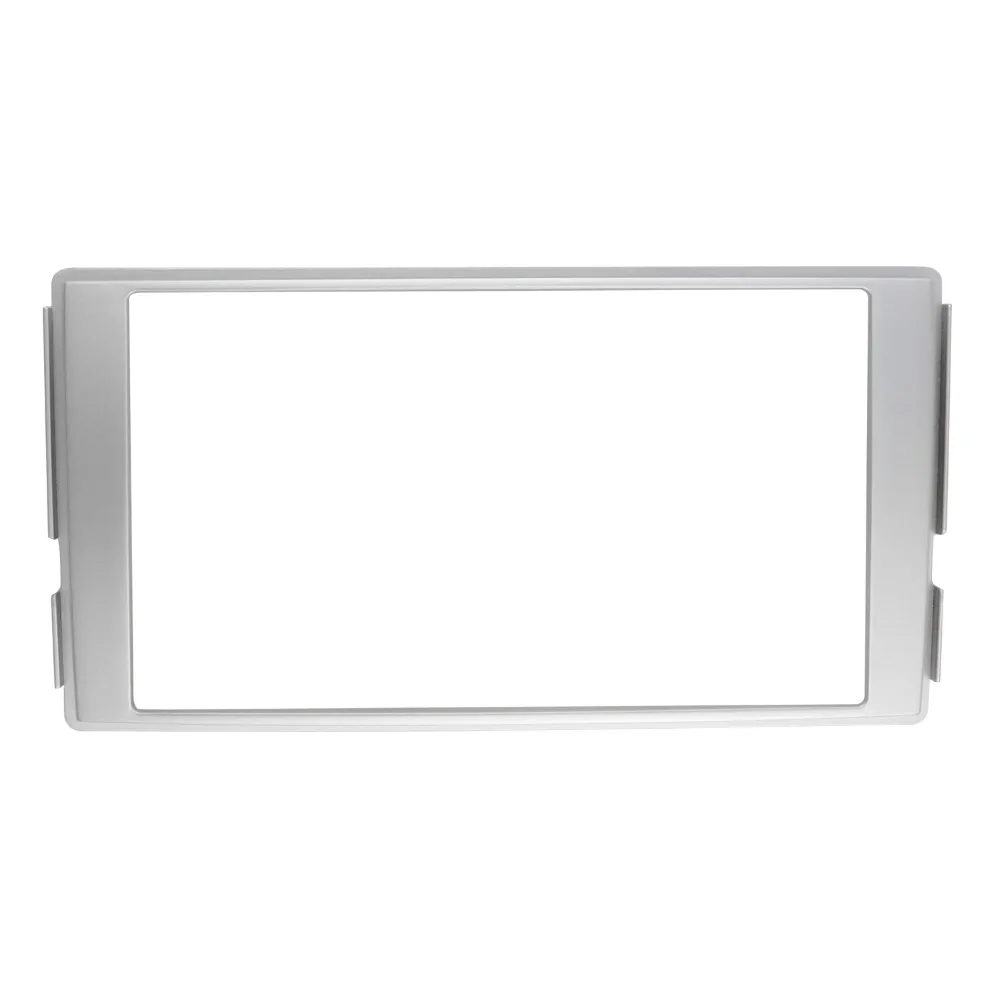 Double Din Stereo Panel for Hyundai Santa Fe 2006-2012 Fascia Radio DVD Dash Mounting Installation Trim Kit Face Frame