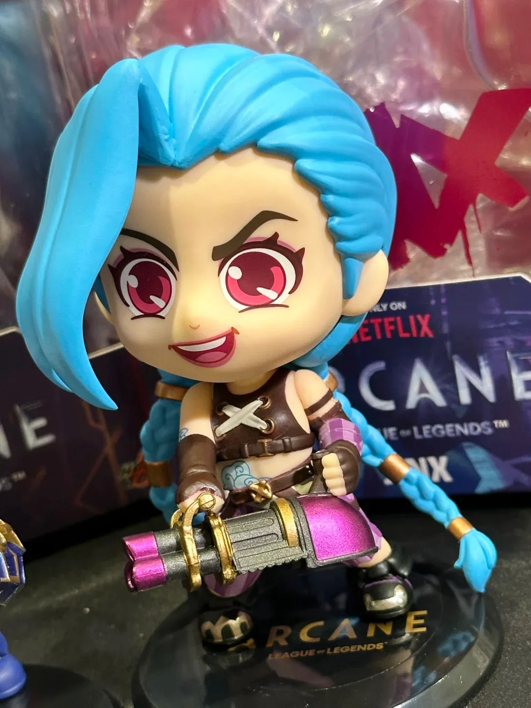 League Of Legends Jinx Vi Cosbabys 10cm Mini Collection Handmade Arcane: League Of Legends Jinx Vi Cosbabys Toys Gifts