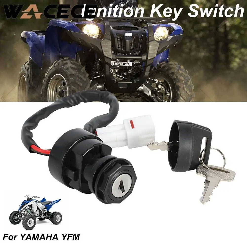 Ignition key switch Motorcycle Accessories Igniter Starter Lock Main Switches ATV UTV Motocross For Warrior 350 YFM350 1996-2001