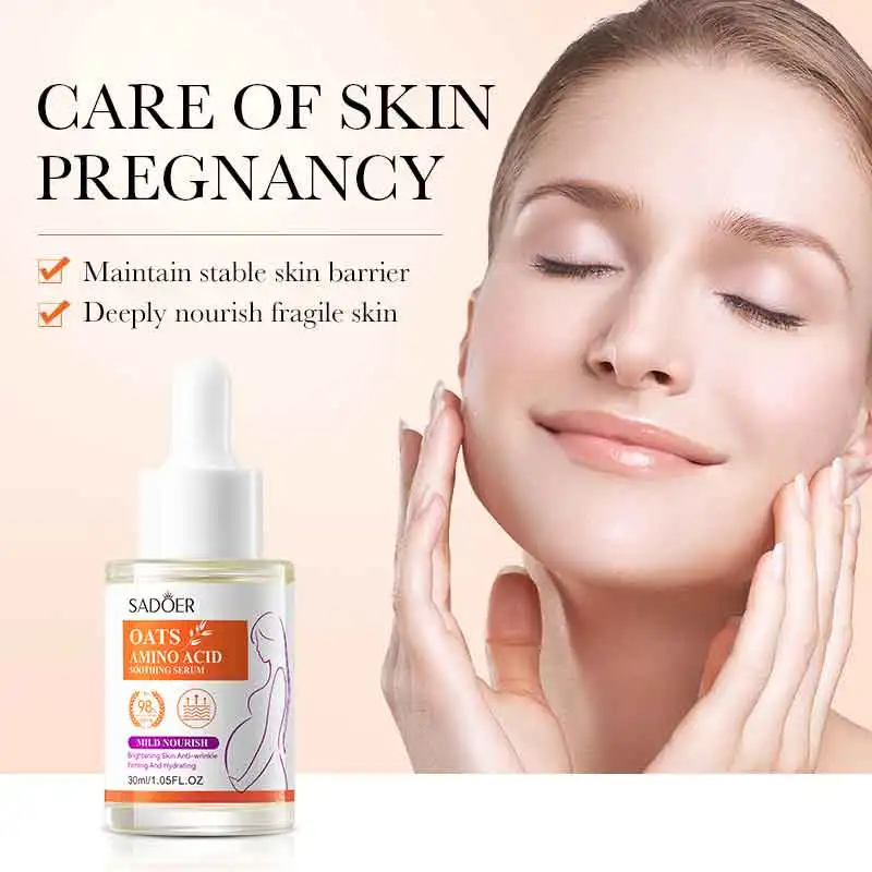 

Reduce Spots and Wrinkles SADOER Oat Amino Acid Gentle and Moisturizing Face Serum Skin Rejuvenation and Moisturizing Face Serum