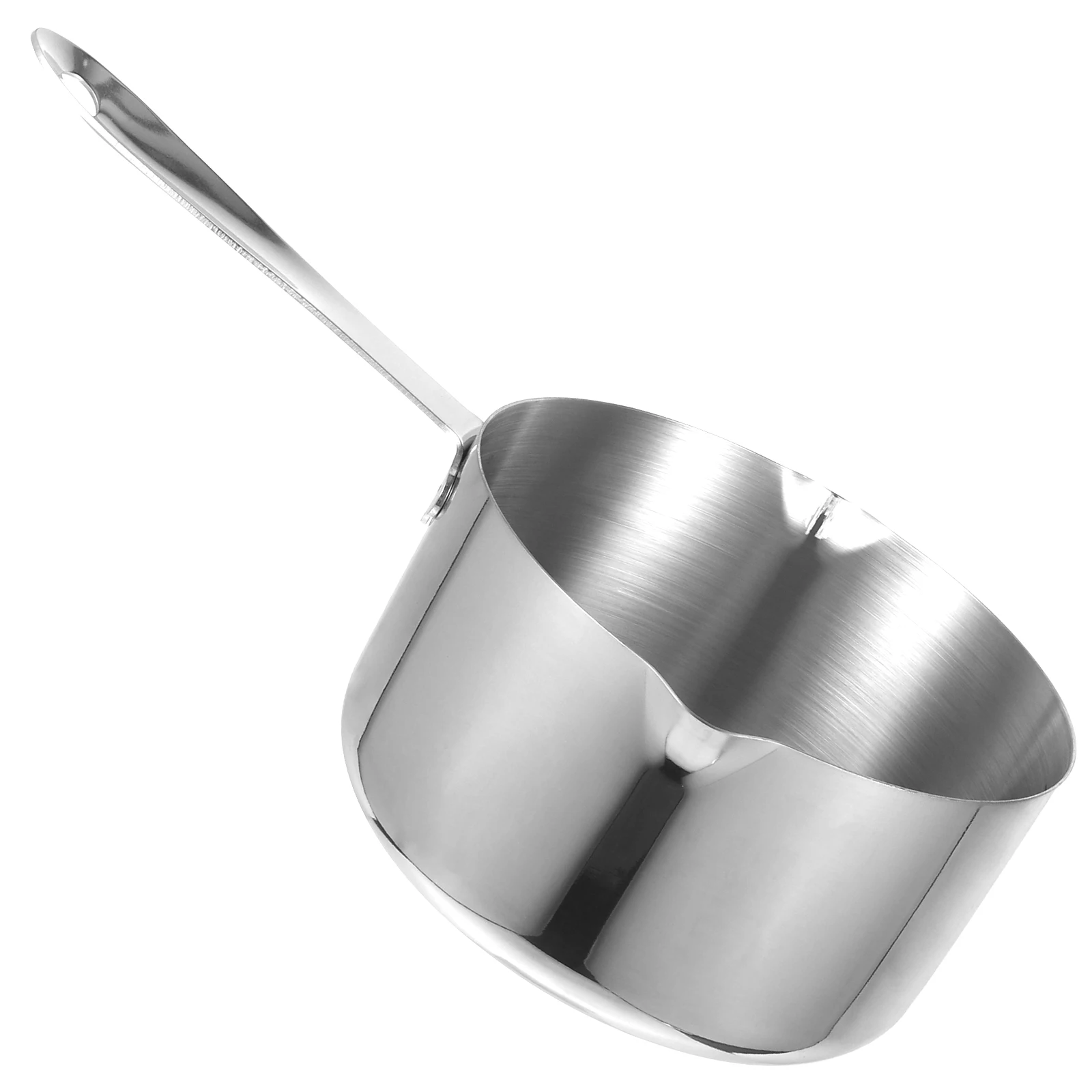 

Small Milk Pot Oil Heating Flat Pan Nonstick Frying Stove Stainless Steel Suitable for Stoves