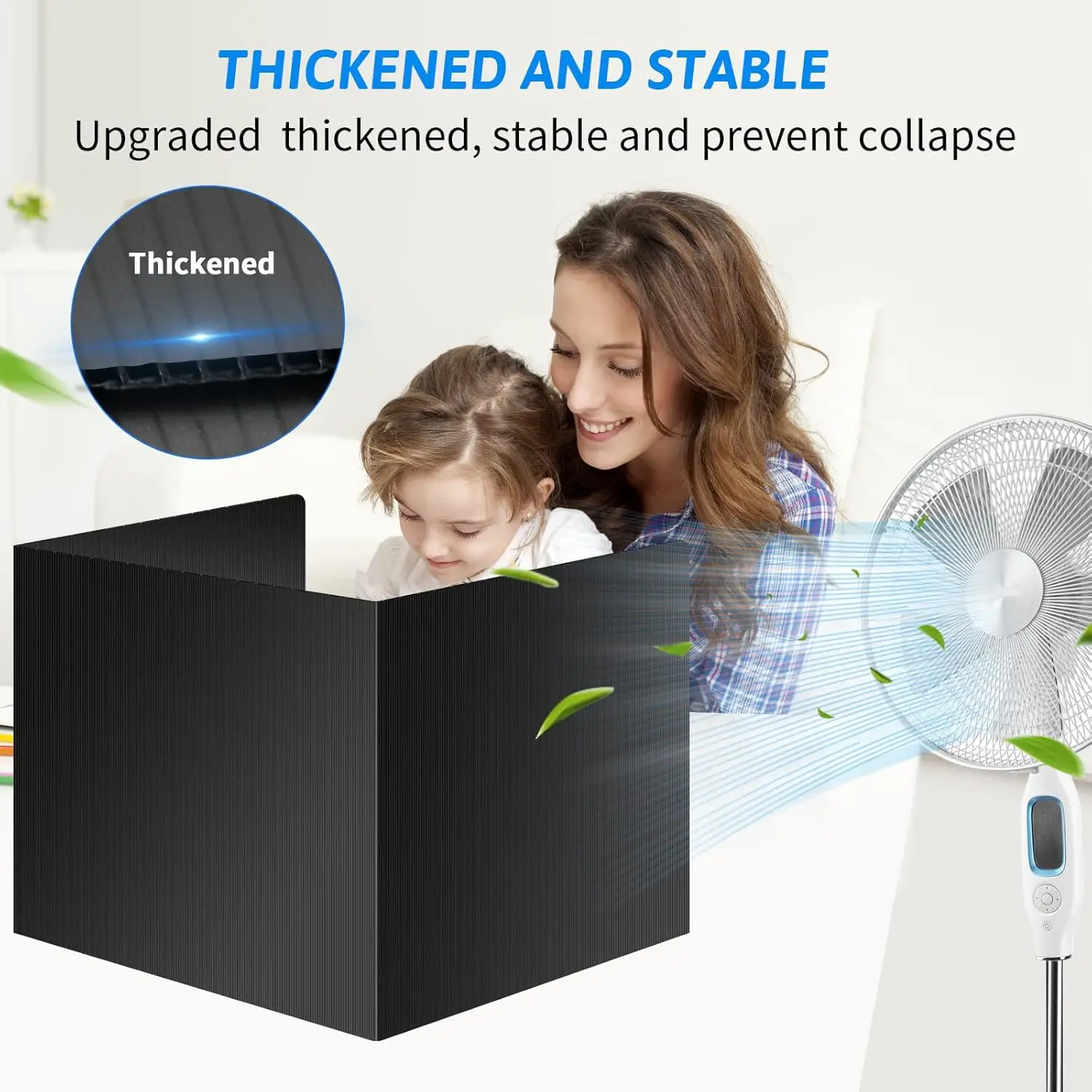 24 عبوة من فواصل مكتبية مقاومة للماء للطلاب، دروع دراسة بلاستيكية متينة مع تصميم سهل التنظيف والطي