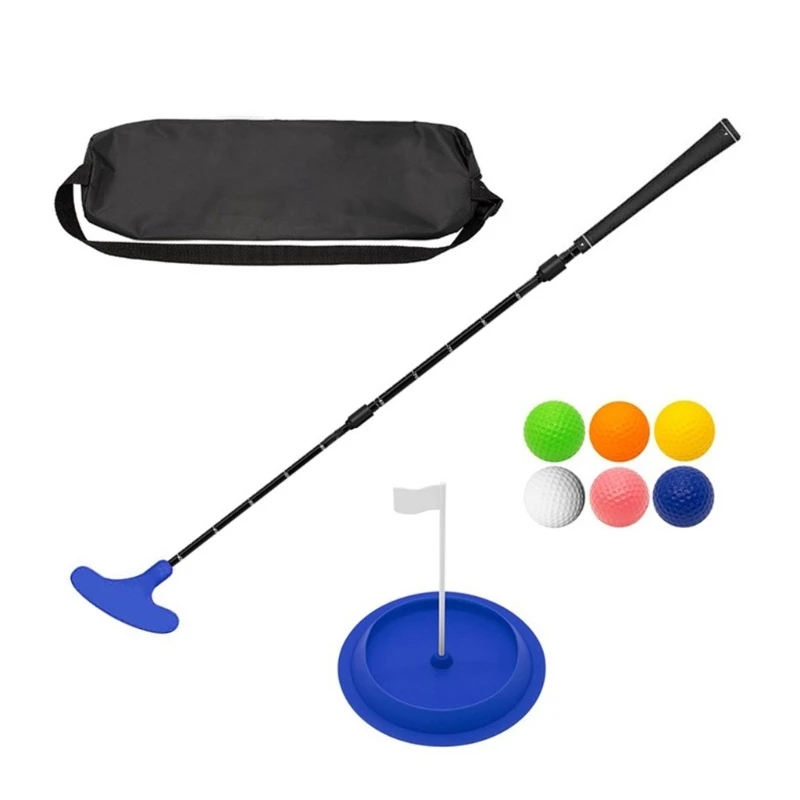 Two Way Golfs Putters with Golfs Ball & Putting Disc for Right/Left Handed Golfers