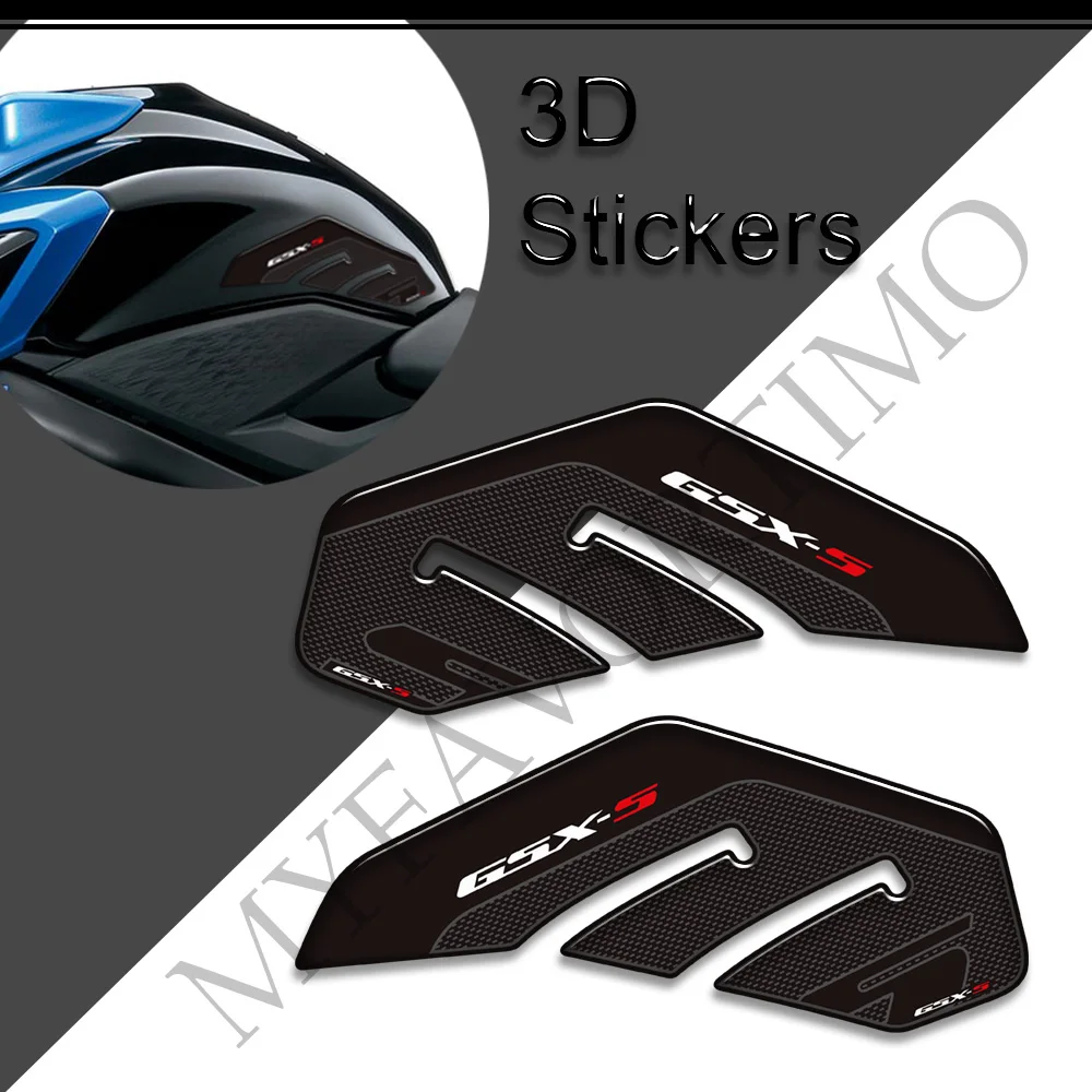 Pegatinas para motocicleta, agarres de almohadilla para tanque, Protector de Gas y combustible para Suzuki GSXS750, GSX-S750, GSX, S750 S, 750,