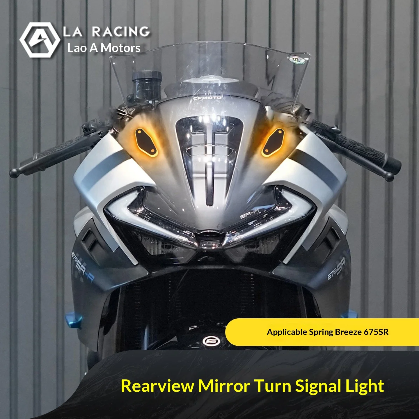 【Premium】For Compatible with modified motorcycle rearview mirror removal module for CFMOTO 675SR/750/500SR