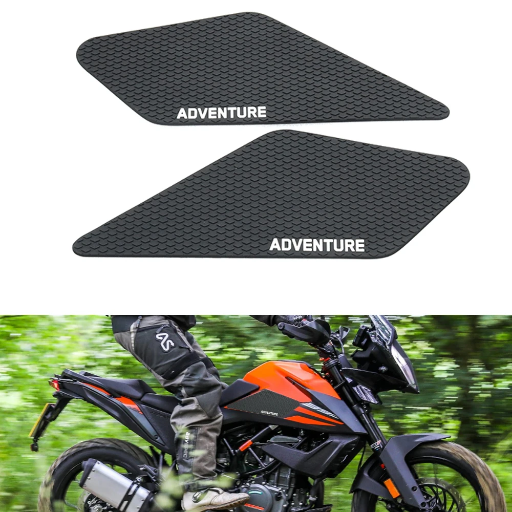

New For 390Adventure 390 Adventure 390 Adv 390Adv Motorcycle Non-slip Side Fuel Tank Stickers Waterproof Pad Rubber Sticker