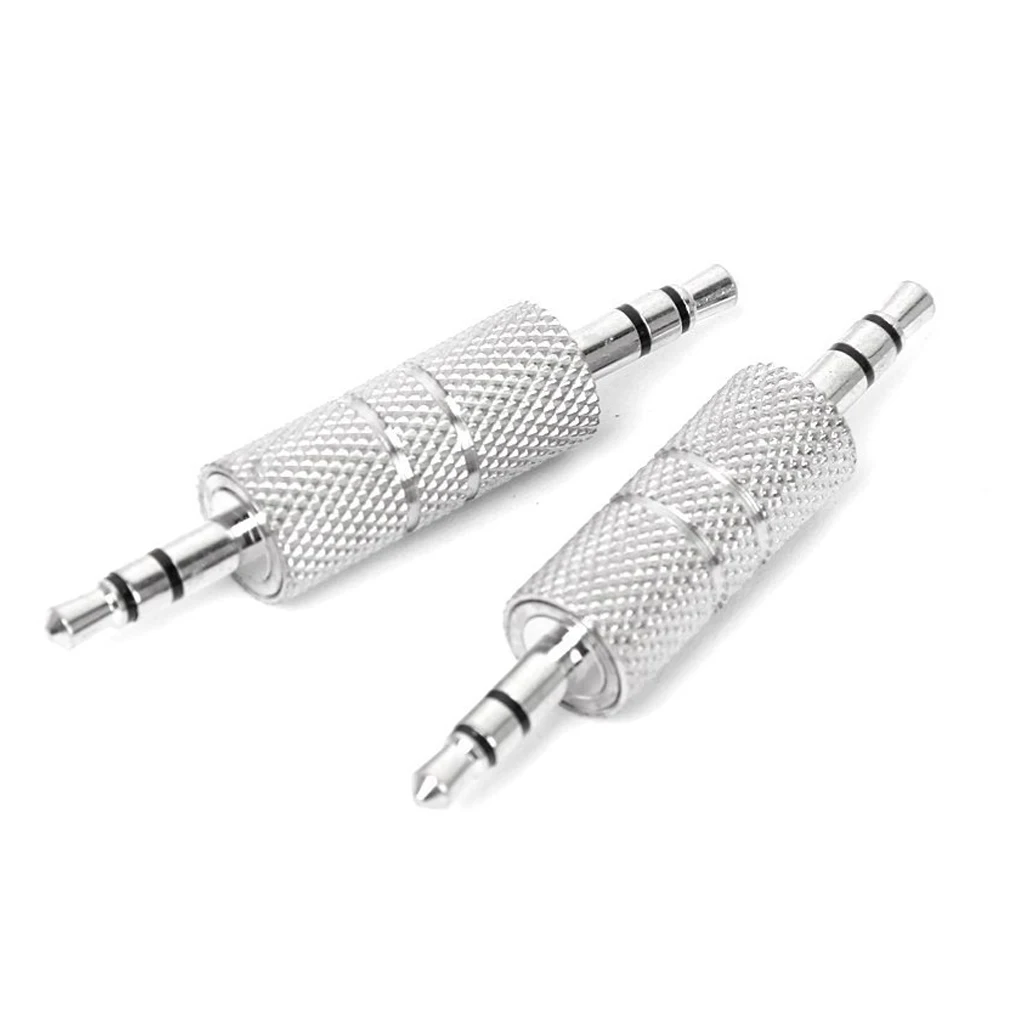 ABYL 2 Stück 3,5 mm Stereo-Stecker auf 3,5 mm Stecker Kopfhörer-Audio-Adapter-Klinkenstecker