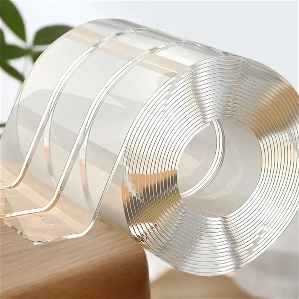 Nano Acrylic Double Sided Mounting Tape Adhesive Strip Transparent, No Trace, Adhesive, Waterproof, Reusable,Heat Resistant