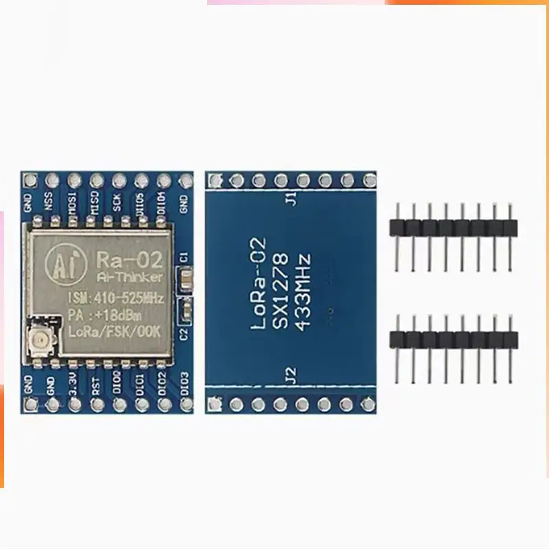 A92Z SX1278 Модуль Lora Lora 02 433M Модуль адаптера Беспроводная передача Модуль связи SPI