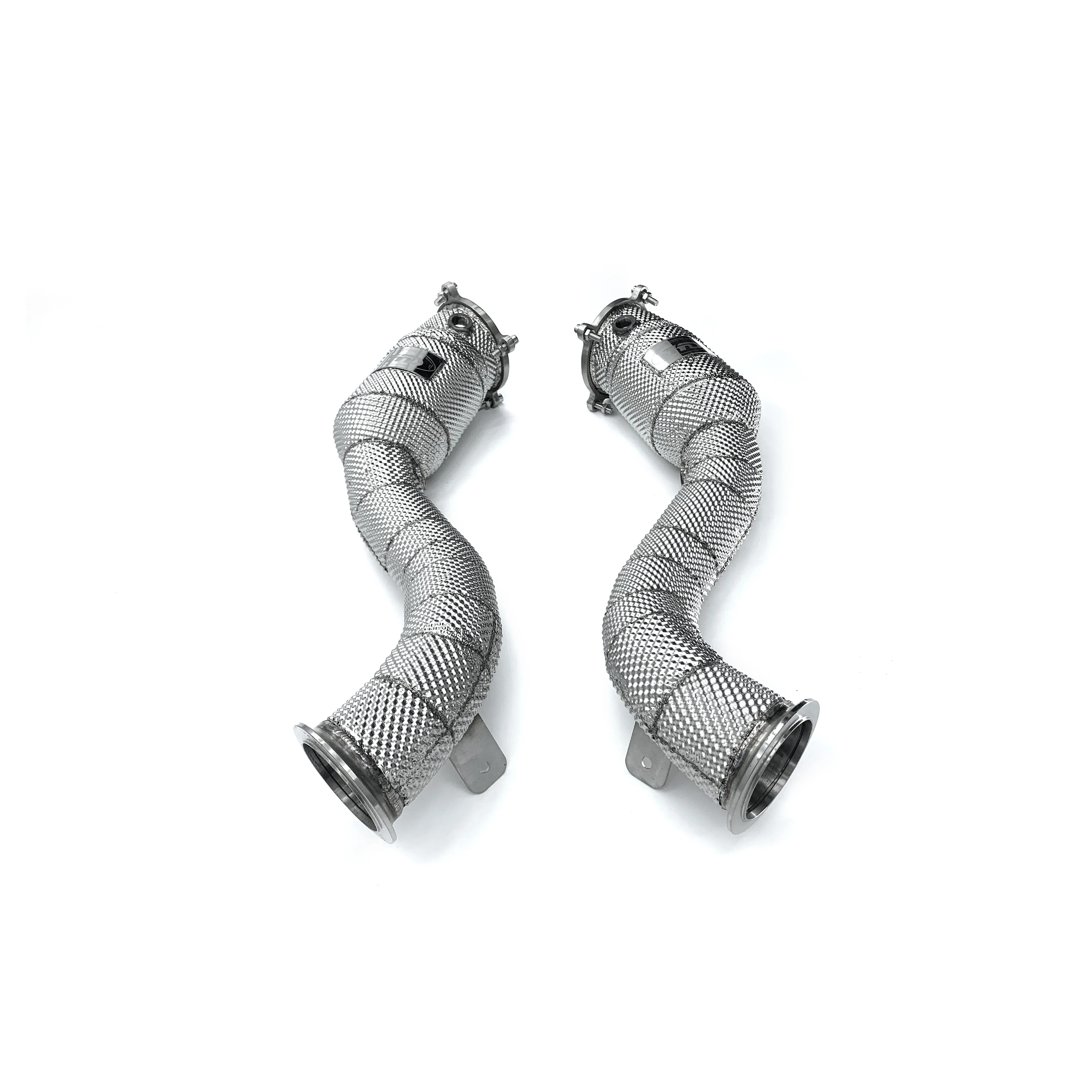 

OUCHI Catless Exhaust Downpipe for Mclaren 720S 2017-2023 4.0T V8 With Heat Shield Auto Performance Part Exhaust System