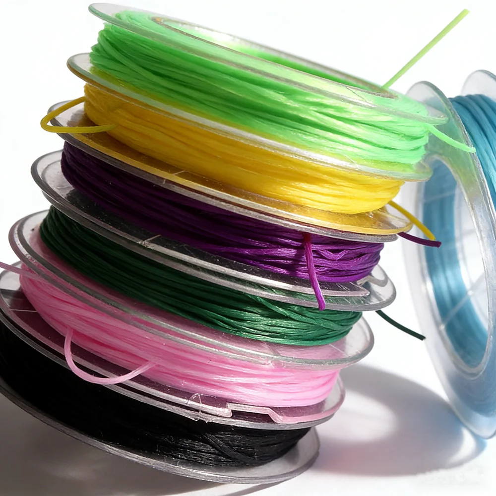 0.8 mm Colorful Bracelet String Elastic Cord, Stretchy Beading Thread for DIY Making Beads Jewelry Necklace Bracelet Crafts