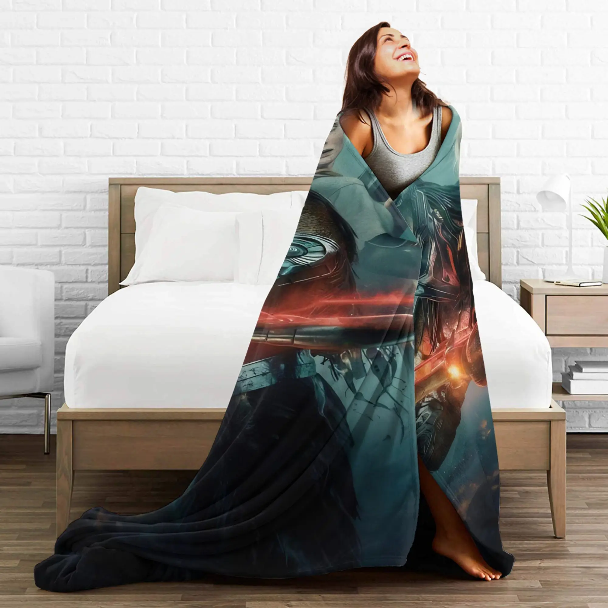 المفترس Badlands 2025 أفلام بطانية لينة الدافئة نمط أفخم رمي بطانية للأريكة كرسي أريكة سرير الفانيلا المفرش غطاء السرير