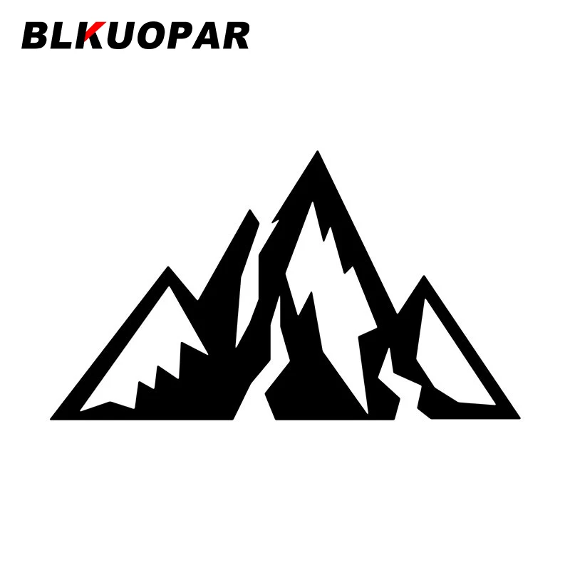 BLKUOPAR Mountain Car Stickers DIY Personality Decal Sunscreen Refrigerator Air Conditioner Decoration Surfboard Car Lable