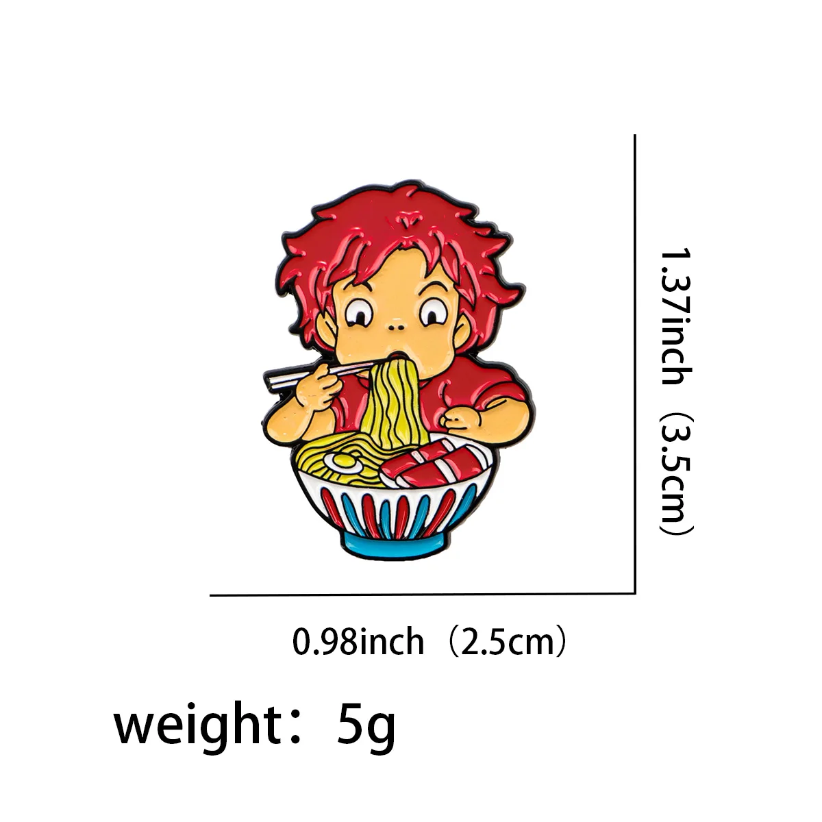 2er-Set Niedliche Anime-Fisch-Mädchen Emaille-Anstecknadeln für Rucksack, Damenbroschen, Hut- und Reversnadeln, Schmuck, Cosplay-Accessoires, Geschenke – Detail 7