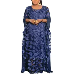 Kadınlar için Abayas Dubai afrika müslüman moda elbise kaftan Marocain akşam parti elbiseler şifon boubourobe Djellaba Femme