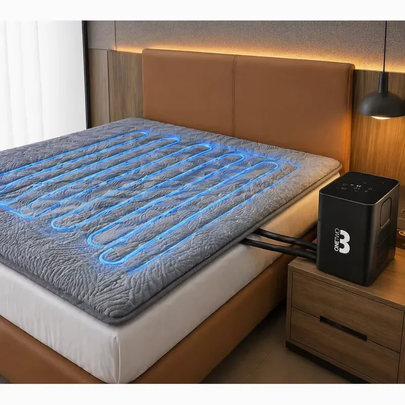 OEM Water Cooling Mattress Topper Dual Zone Bed Cooling System for Hot Sleepers and Night Sweats