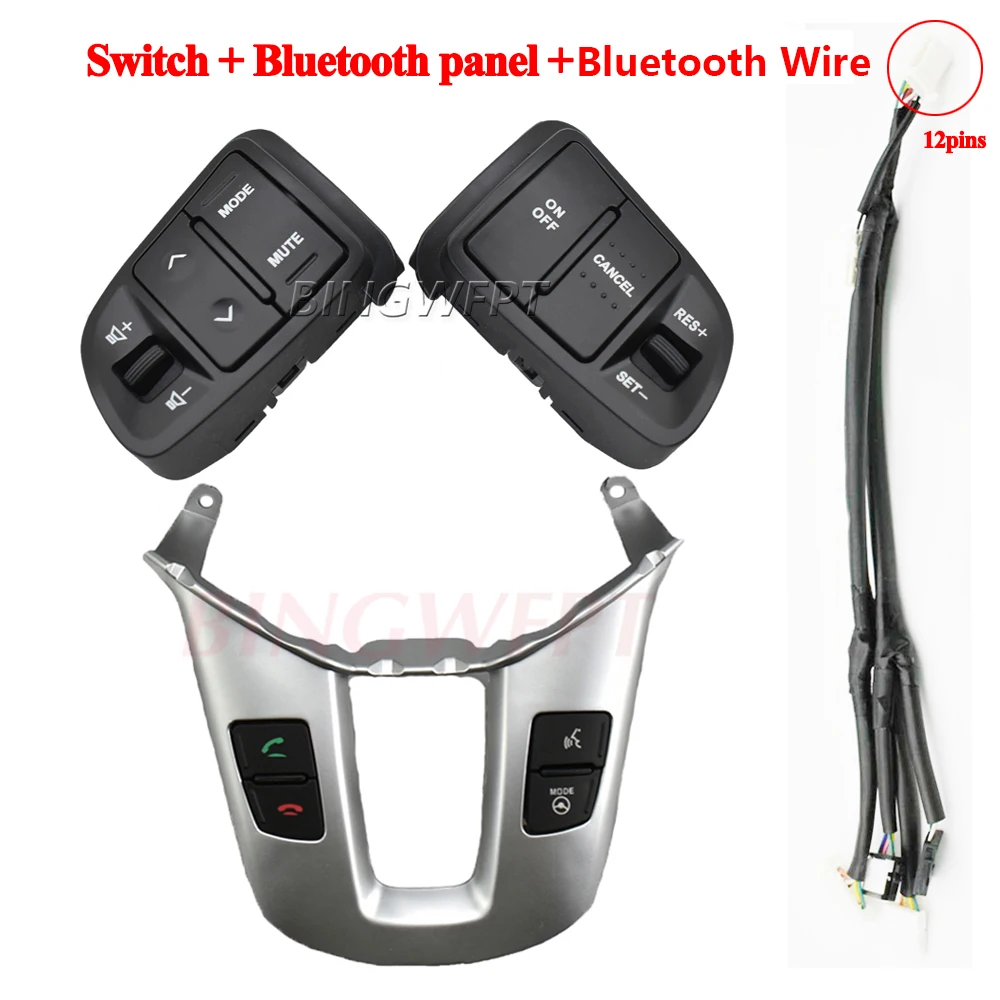 New Multifunction Steering Wheel Button Bluetooth panel For KIA Sportage Audio Volume Speed Cruise Control Buttons Switch