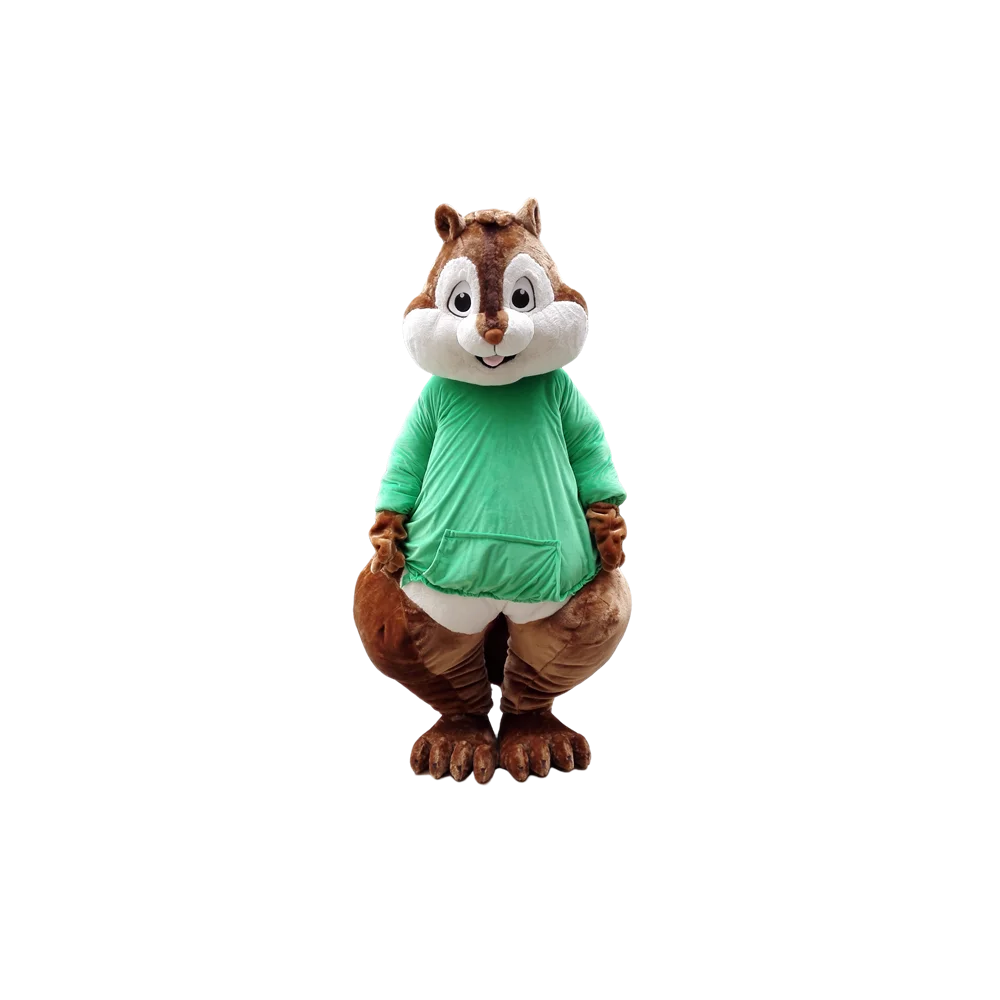 Alvin und Chipmunks Maskottchenkostüm benutzerdefiniertes Kostüm Anime Cosplay Kit Maskottchen Thema Kostüm Karnevalskostüm 401488