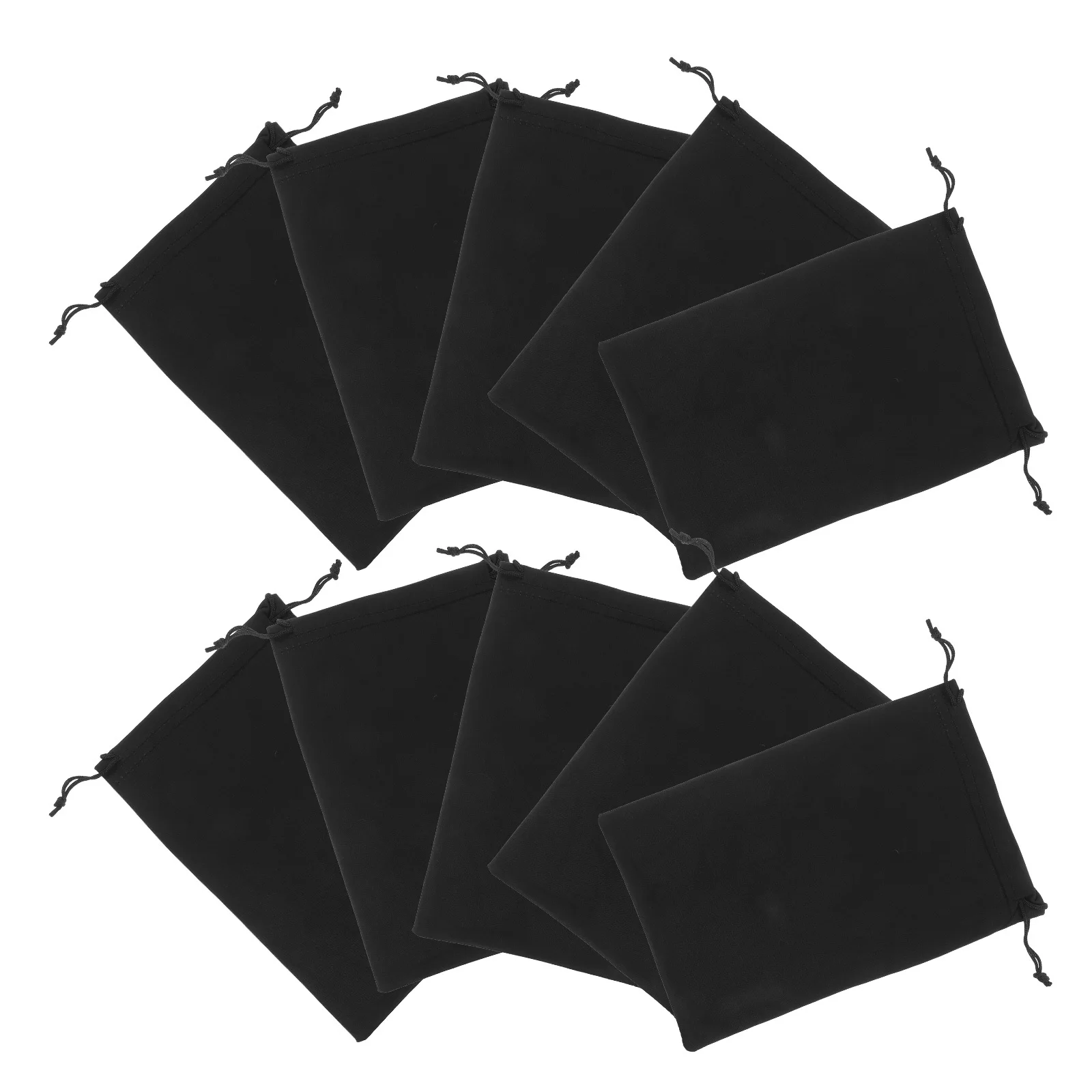 

10 pcs Ski Bag Flannelette Lined Scratch-Resistant Goggle Pouch For Ski Sunglasses Camera Lenses Storage Snow Goggle Pouch