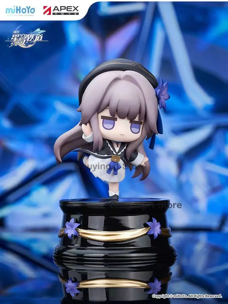 재고 있음 오리지널 미호요 혼카이: 스타 레일 헤르타 회전식 베이스 데스크탑 장식품 액션 피규어 모델