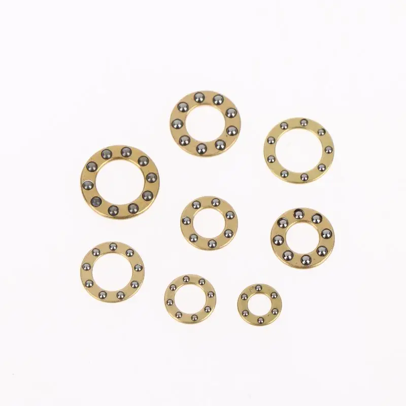 @*10Pcs Ceramic Steel Ball Bearing Thrust Copper Support for Folding Knife Precision Smooth Action DIY Replacement Kit