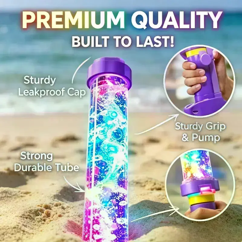 /GJ/Summer Fun That Pops Like Magic, Rainbow LED Water For Party Gift