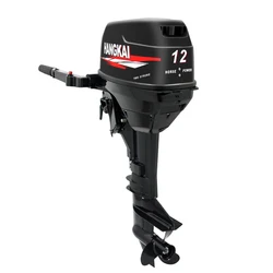 Whosale Chinese New Cheap Hangkai Portable 9.8HP 12HP 2 Cylinder 2 Stroke Petrol Outboard Motors Marine Engine Online For Sale